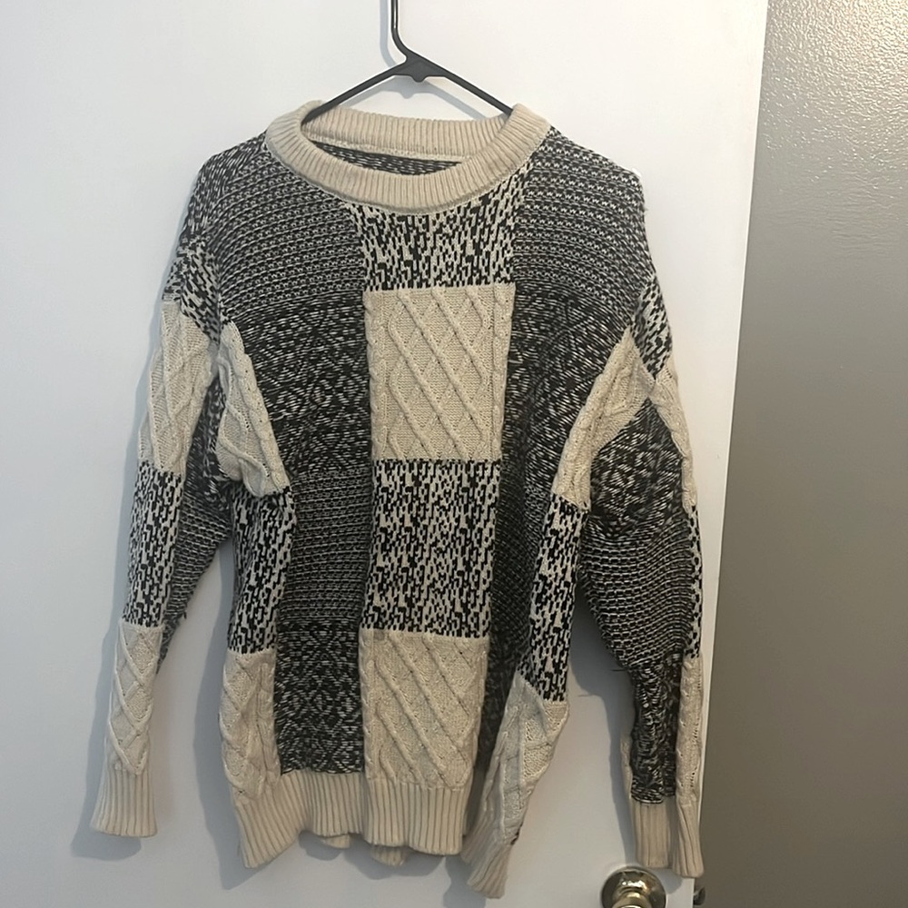 SHEIN checkered sweater